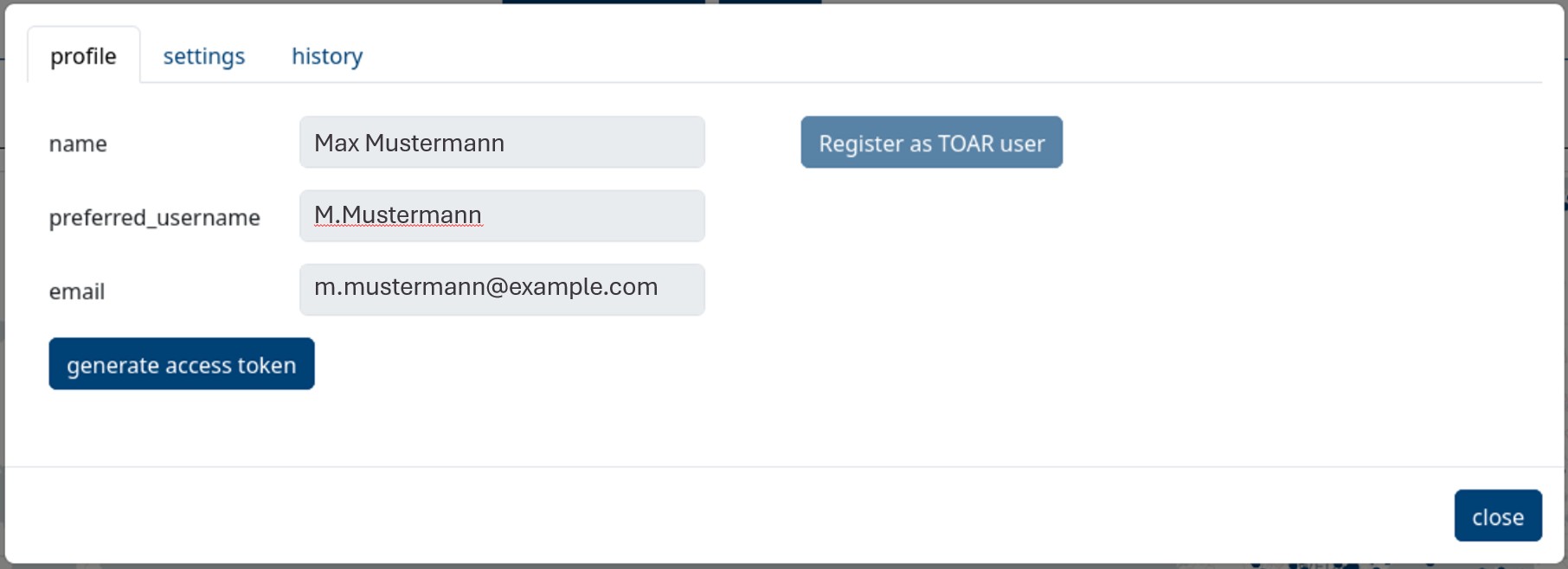 registering step 4